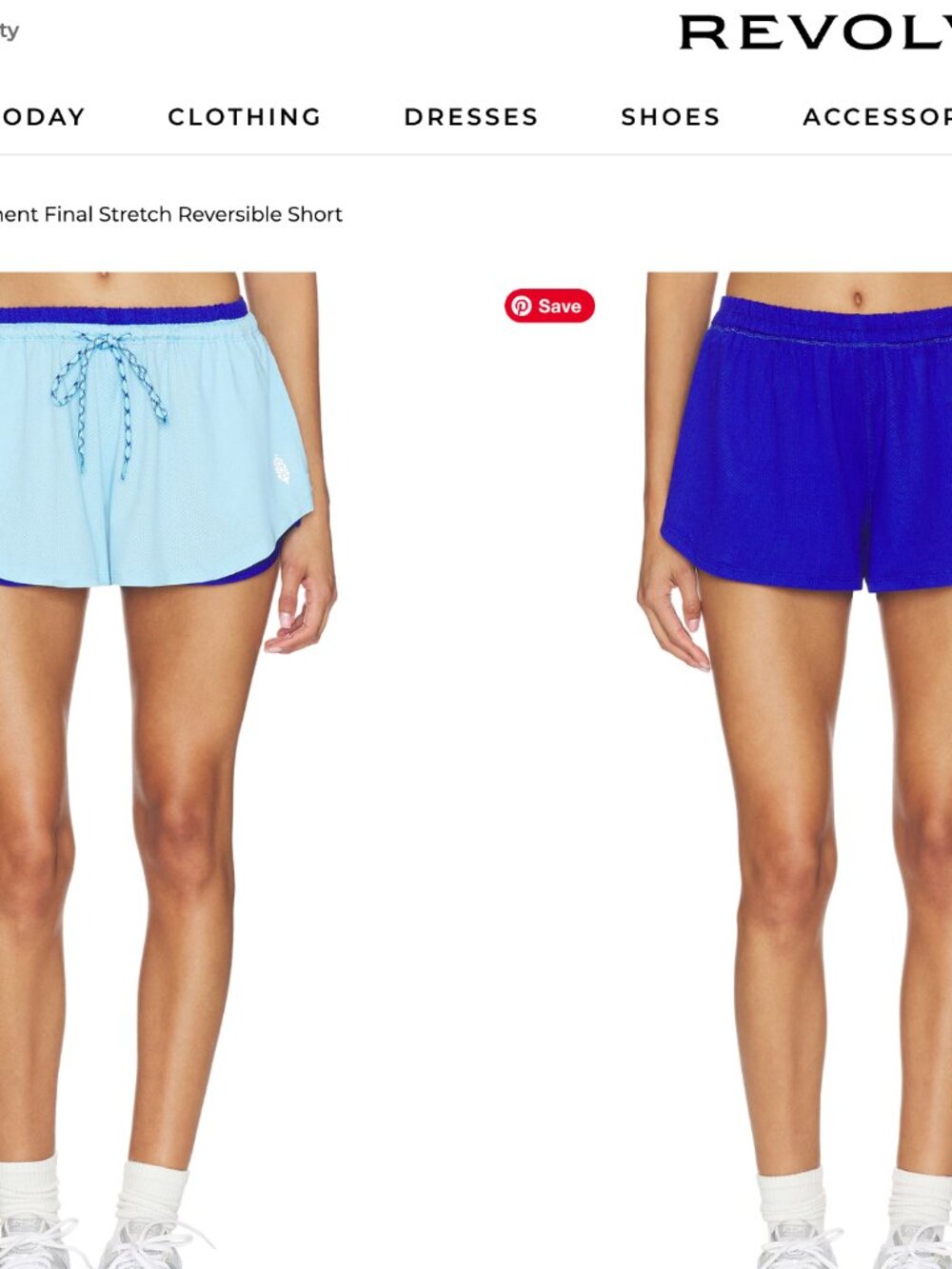 NWT x FP Movement Final Stretch Reversible Short from Revolve, small, blue